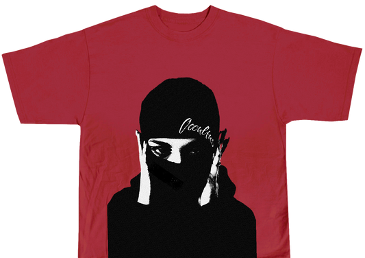 FIRE RED MASKED NOT MUTED TEE