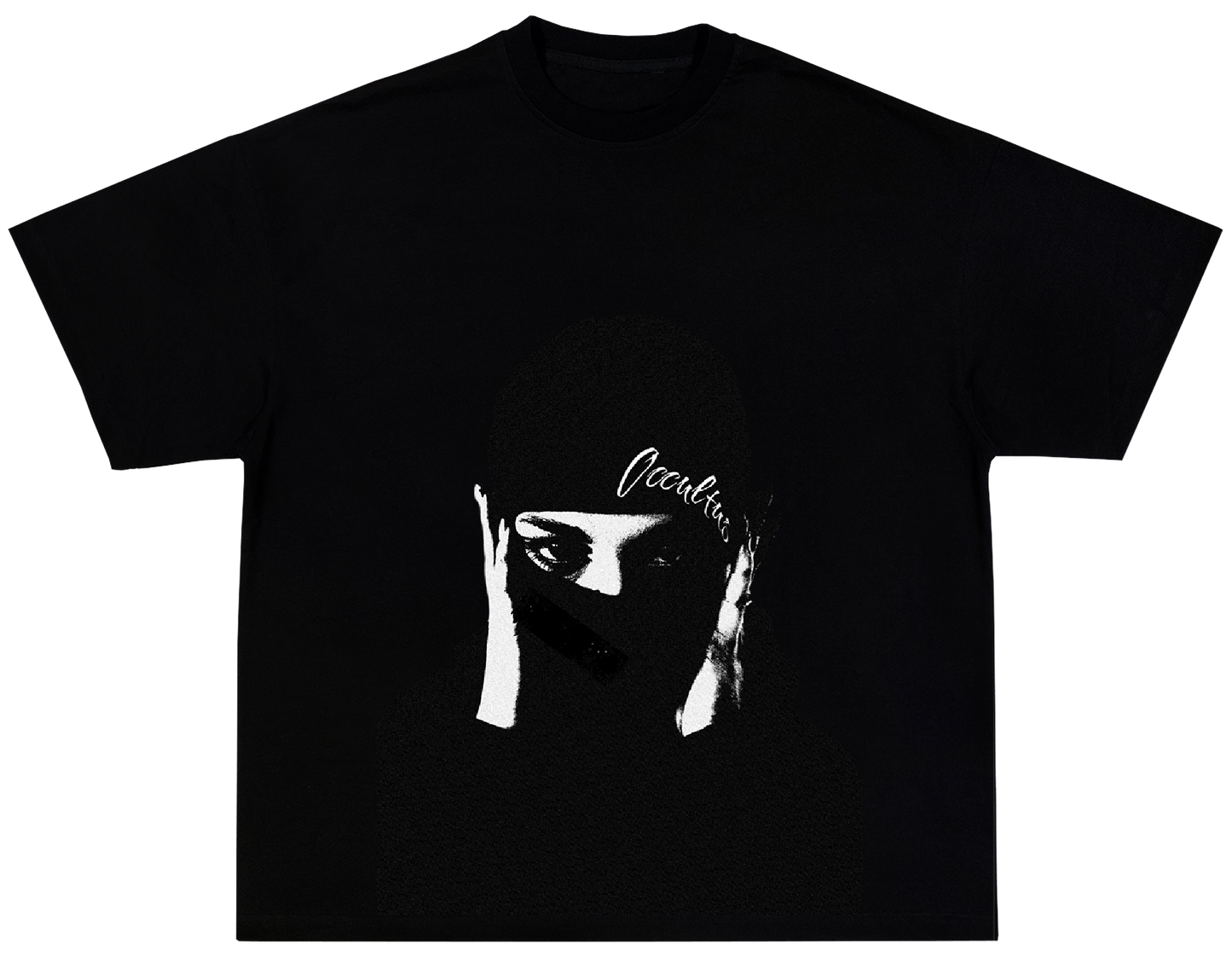 BLACK MASKED NOT MUTED TEE