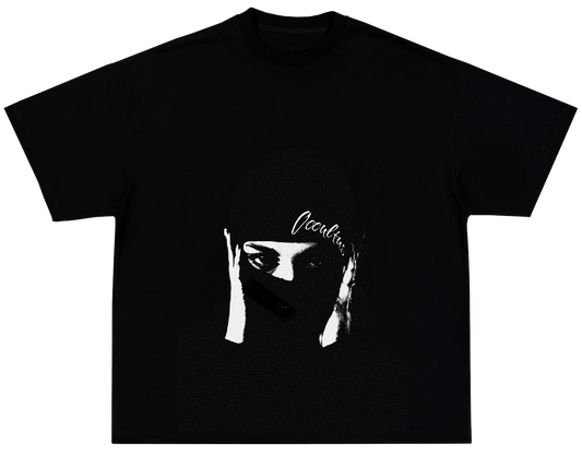 BLACK MASKED NOT MUTED TEE