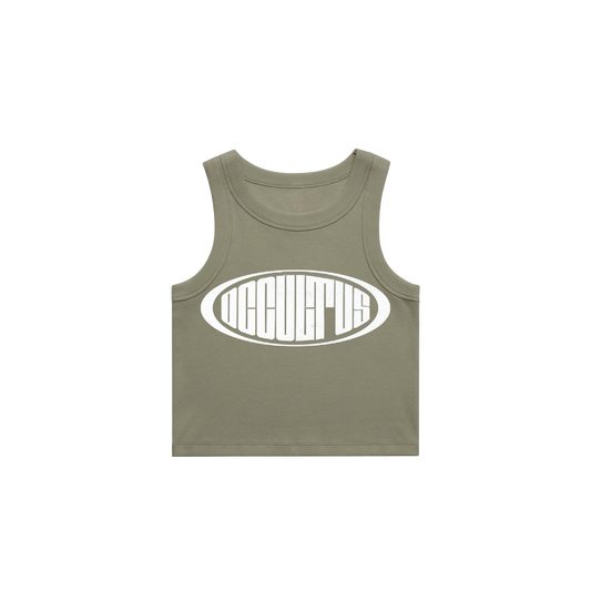 WOMEN'S KHAKI TANK TOP